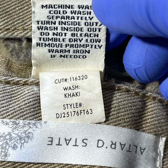 Altar° State Women's Khaki Cargo Pants Size 31 Cotton Casual Utility Cargo - Picture 16 of 16